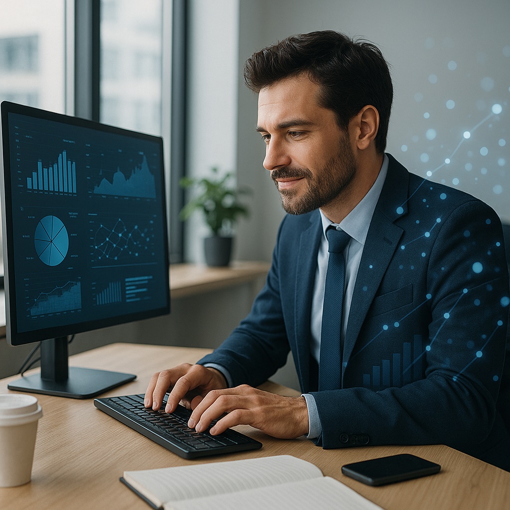 Business software dashboard